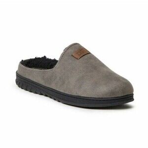DF by Dearfoams Men's S 7-8  NWOB  Mountain Clog Slippers w Memory Foam Grey
